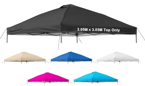 Jorohiker 10x10 Canopy Replacement Top Cover with Air Vent -Top only