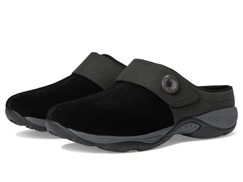 Easy Spirit Edline Women's Slip On, 8.5 B(M) US, Black-Suede
