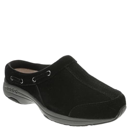 Easy Spirit Travelport Women's Slip On, 5 B(M) US, Black-Suede