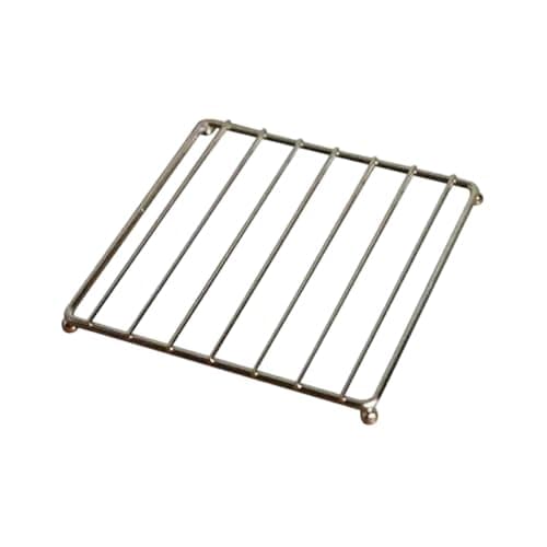 Bothyi Iron Dish Plate Holder Heat Resistant Iron Trivet Tabletop Protection Square Multipurpose Pot Holder Pot for Apartment Pans Bar Hot Dishes Teapot Kitchen Dining Table, B