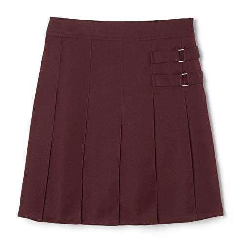 French Toast Girls' Adjustable Waist 2-Tab Scooter, Burgundy, 20
