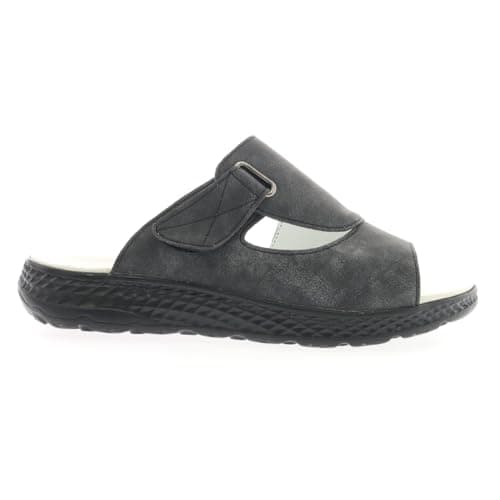 Propét Women's TravelActiv Sedona Sandals, Black, 7 Narrow US