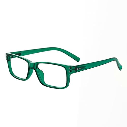 Eyekepper Green Readers, Reading Glasses for Men Women, 2.50