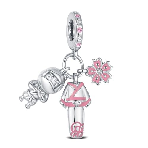 Cherry Cloth Japanese Toky Charm for Pandora Bracelet Souvenirs for Her