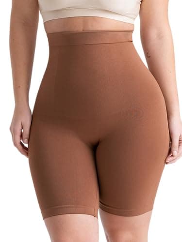 SHAPERMINT High Waisted Shapewear Shorts, Tummy Control Under Dress S-4XL