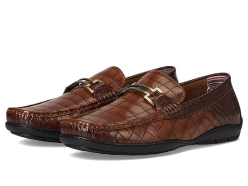Stacy Adams Embrey Moc Toe Driver Cognac 10 M