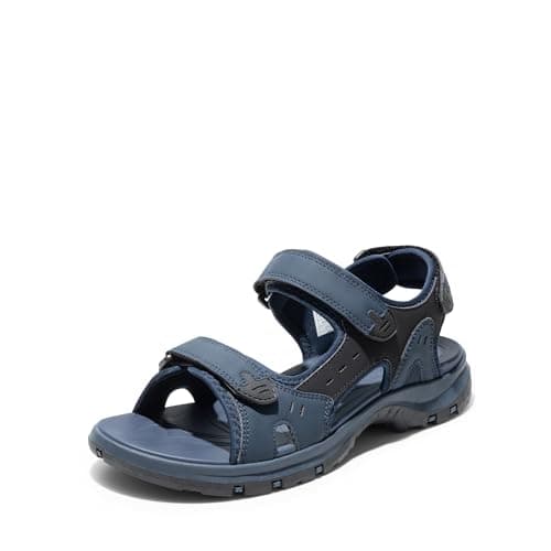 DREAM PAIRS Men’s Arch Support Hiking Sandals Sport Outdoor Athletic Comfortable Summer Beach Water Sandals,Size 7,Navy,DMUMST2502