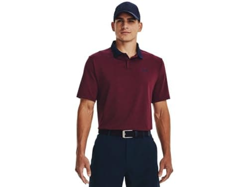 Under Armour 1377376-609-3XLT Men's UA Matchplay Stripe Polo MAR 3XLT