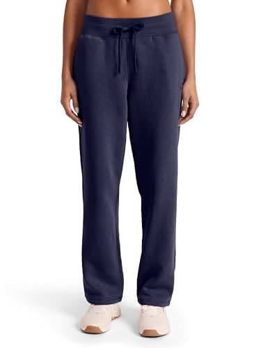 Reebok Women’s Cozy Classic Sweatpant, Standard Fit, 30” Inseam, Midweight Cotton-Poly Fleece Fabric, Vector Navy, X-Large