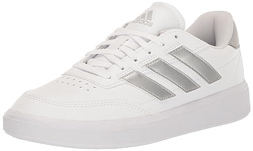 Adidas Womens CourtBlock White/Silver Metallic/Grey 11