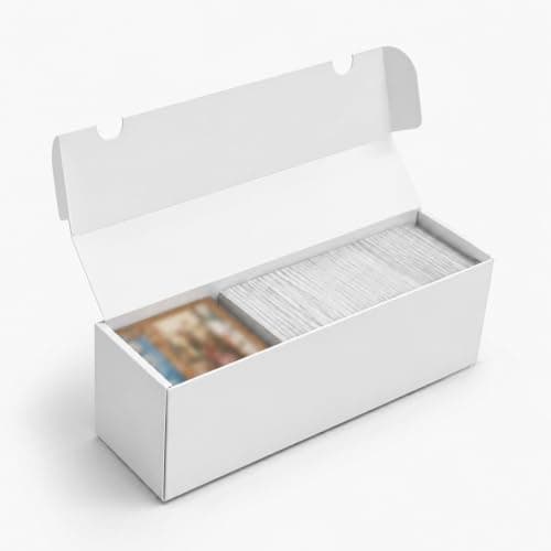 Trading Card Storage Box - 1000 Count Trading card storage box(White)