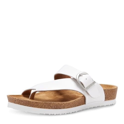 Eastland Women's SHAUNA Sandal, white, 11 M US