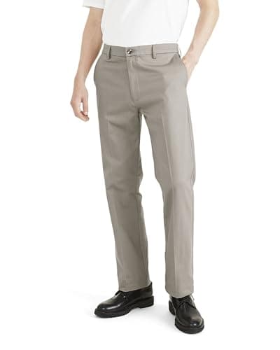Dockers® Men's Signature Khaki Classic Fit Iron Free with Stain Defender® (Regular and Big & Tall), Cloud, 46W x 32L