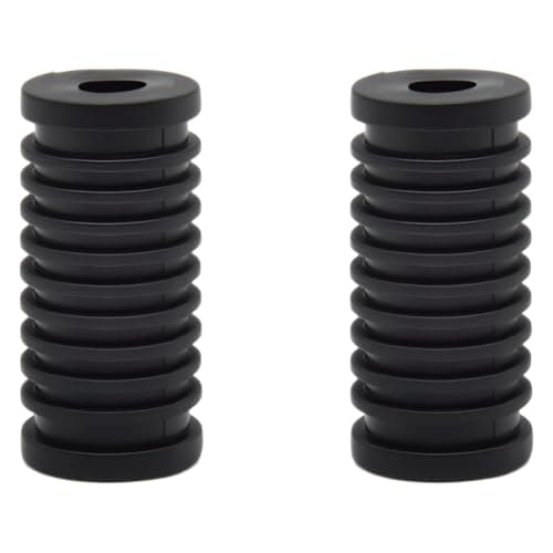 HAJXZH 2 PCS Motorcycle Gear Shifter Cover Plastic Anti Slip Motorcycle Lever Gear Protector Black Cylindrical Shifter Protector Pads