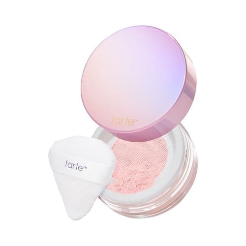 tarte creaseless setting powder – Loose Face Powder, Lightweight Oil-Absorbing Formula for Longwear Finish, Vegan & Cruelty-Free, full size, pink