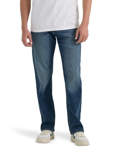 Lee Men's Extreme Motion Relaxed Straight Jean Warrior 30W x 30L