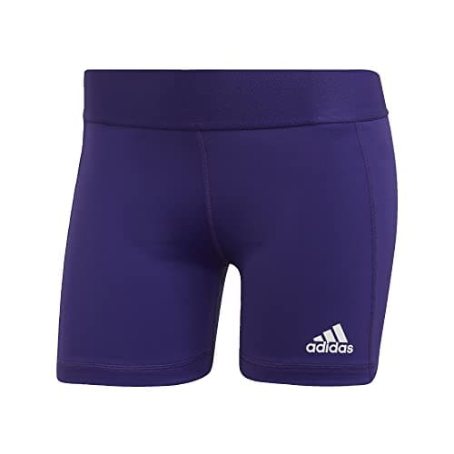 adidas Women's Alphaskin Volleyball 4-Inch Short Tights Team College Purple/White 2XL3