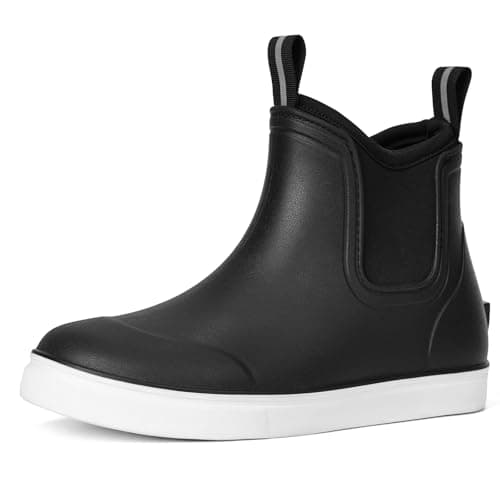 ZCVQX Women's Deck Boots Waterproof Ankle Rain Boots