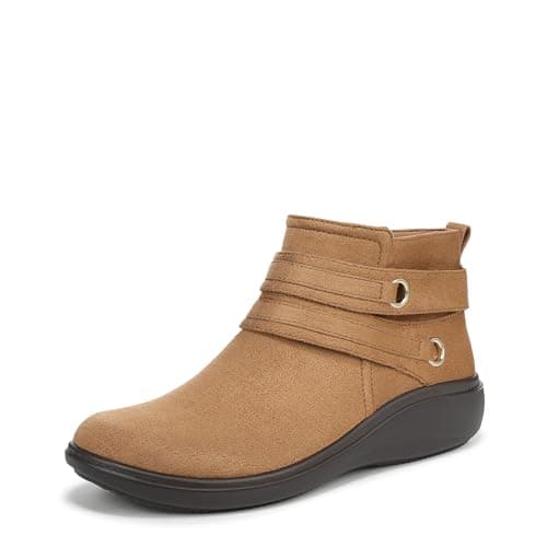 LifeStride Women's Brave Ankle Boot Honey Tan 9.5 W