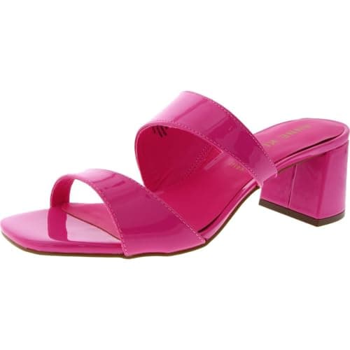Anne Klein Women's Kinder Heeled Sandal, Pink, 7.5