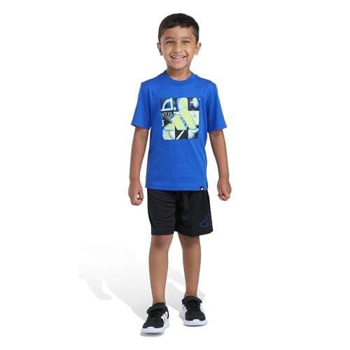 adidas Boys boys 2-Piece Graphic Tee and Short Set