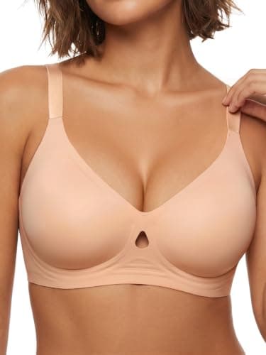 CINOON Bras for Women Wireless Seamless Full Coverage Supportive Bralette