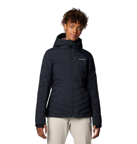 Columbia Women's Joy Peak II Hooded Jacket, Black, 2X Plus