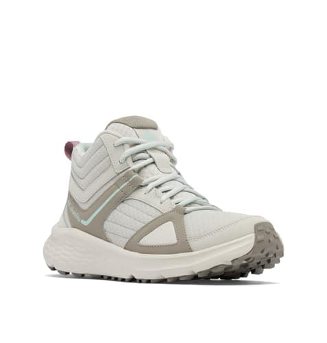 Columbia Womens Novo Trail Mid, Cloud Grey/Cool Green, 9