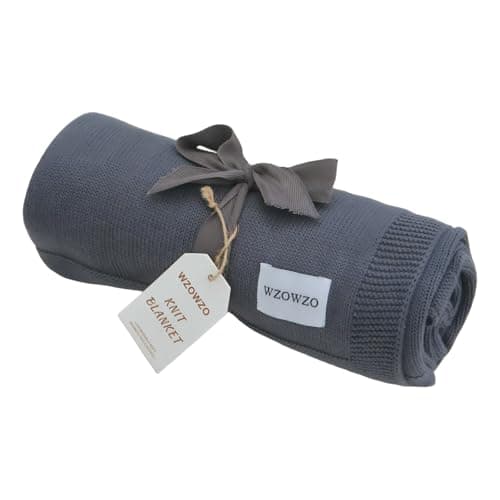 WZOWZO Baby Swaddle Blanket - 30x40 Inches,100% Luxury Cotton Knit, Breathable Swaddle, Soft Warm Swaddle Receiving Blanket for Newborns Infants & Toddlers