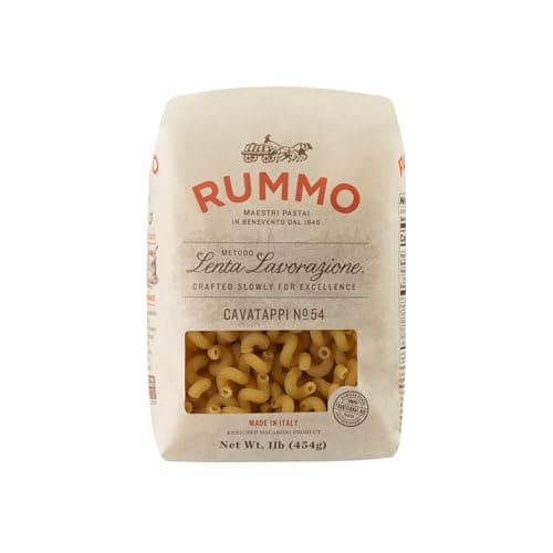 Rummo Riccioli Pasta N.54 - Cavatappi Pasta Noodles, Corkscrew Noodle, Durum Wheat Spiral Pasta, Dry Pasta, Imported from Italy - 16 Ounce (Pack of 5)
