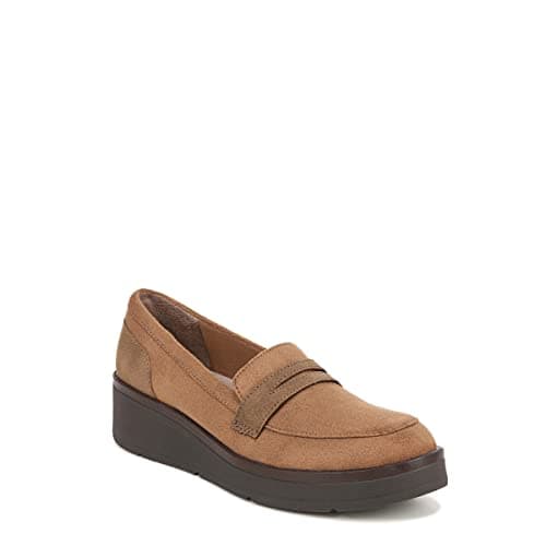 BZees Women's Fast Track Washable Comfort Slip On Fashion Loafer Brown 10 M