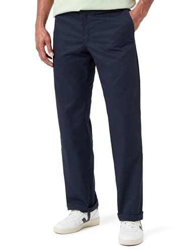 Dickies Men's Regular Fit Active Waist Work Pants -Dark Navy, 30 32