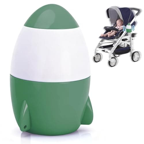TUWEIPAIKE Rechargeable Stroller Rocker, 5 Speeds, 40-Min Timer, Green
