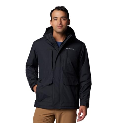 Columbia Men's Landroamer Sherpa Lined Jacket, Black, Medium