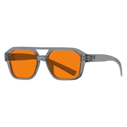 Eyekepper Amber Blue Light Blocking Glasses, Orange Tinted Lens Men Women