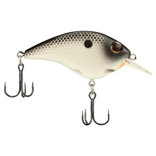 Berkley Clickin’ Frittside Fishing Lure, Midnight Pearl, 5 Junior (1/4 oz), 2in | 5 cm, Classic Flat Side Profile Mimics Variety of Species, Equipped with Sharp Fusion19 Hook