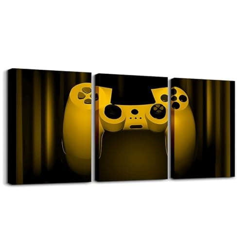 Feelyou Gamer Gaming Wall Art Boys Kids 12" x 16" x 3