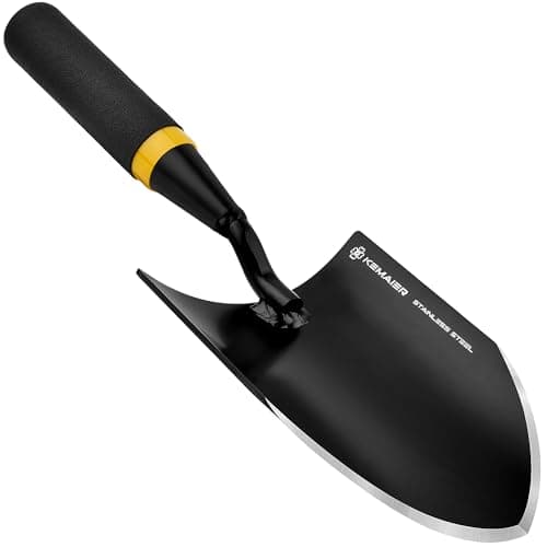 Kemaier Heavy Duty Stainless Steel Garden Trowel Shovel Tools