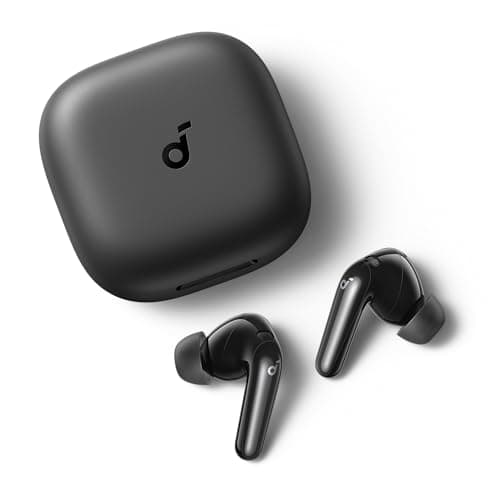 Soundcore P31i by Anker, Real-Time Adaptive Noise Cancelling, Hi-Res Sound, Translation Earbuds, 50H Playtime, Wireless Earbuds, Bluetooth Earphones, Spatial Audio, Fast Charging, IP55 (Black)