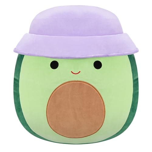 Squishmallows Original 20in Austin the Green Avocado with Bucket Hat – Official Jazwares Plush (Jumbo)