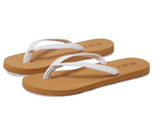 Roxy Women's Malia II Beach Sandals, Natural, 5