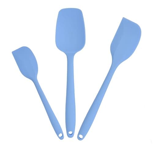 Silicone Spatulas Heat Resistant, Food Grade Rubber Spatula for Cooking