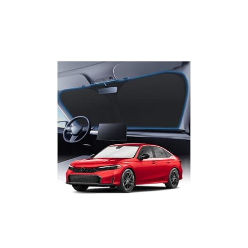 KUST Windshield Sun Shade for 2022-2024 2025 2026 Honda Civic 11th Gen Accessories, Custom Fit Car Front Sunshade Window Sun Visor Protector Foldable Blocks UV Rays Keep Car Cooler
