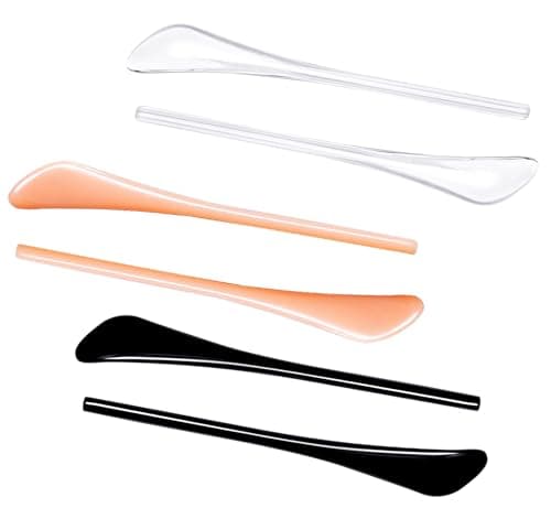 Replacement Temple Tips for Ray-Ban Aviator RB3025 3026 Sunglasses Repair kits Eyelasses optics Sunglasses Cloth RB6489 (BK+CL+YE)