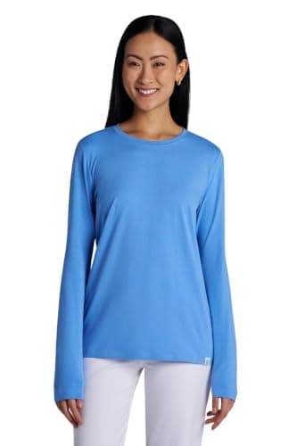 Women's Long Sleeve T-Shirt - UPF 50+ Sun Protection - Morada in Bluebell