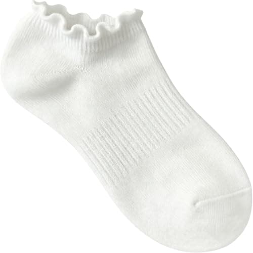 EUFANCE 6 Pairs No Show Socks for Women Ruffle Socks Cute Ankle Socks