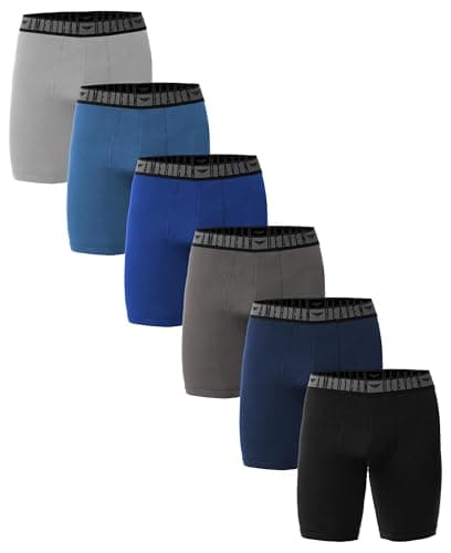 AMERICAN HEAVEN Men's Boxer Briefs | Ultra Soft Micro Fiber Stretch Fitted Boxer Brief| Multi-Packs & Colors