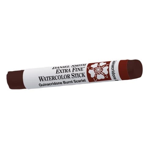DANIEL SMITH Extra Fine Watercolor Stick 12ml Paint Tube, Quinacridone Burnt Scarlet (Model: 284670015)