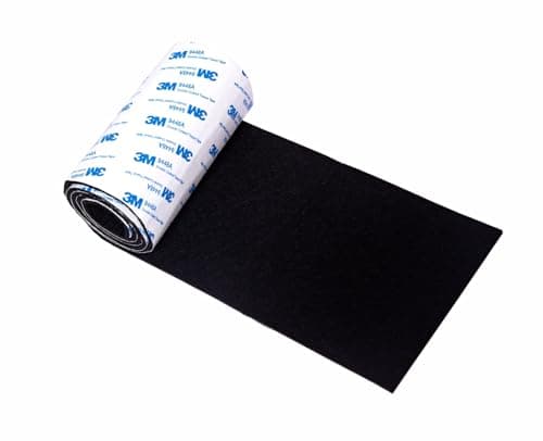 Mariyandh Felt Furniture Pads,40 x 5 Inch Felt Pads for Furniture Non Slip Self Adhesive Cuttable Felt Tape,Black Heavy Duty Felt Strip Roll for Protecting Hardwood Floors Chair Wall Protector