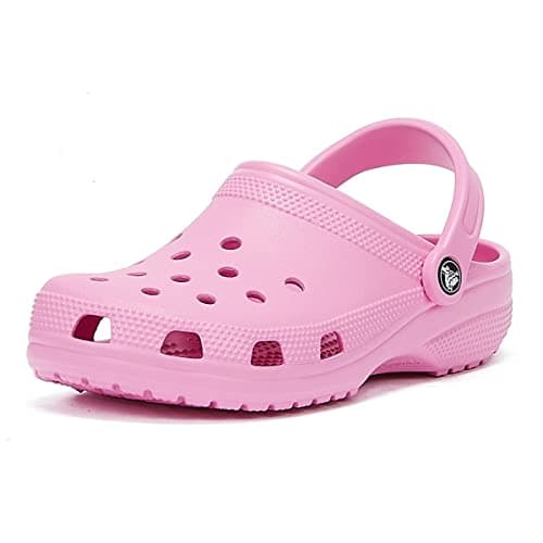 Crocs Unisex-Adult Classic Clogs, Taffy Pink, 16 Women/14 Men